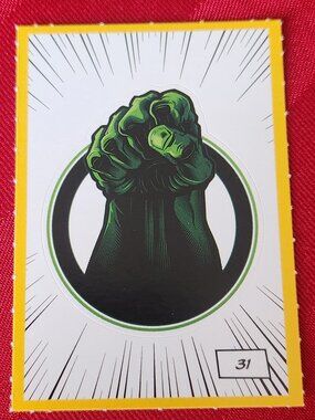 Loblaws Marvel Stickers - 31 Hulk Fist - MAKE A BUNDLE!!